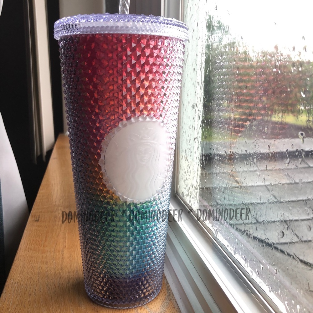 Starbucks PRIDE Studded Rainbow Cold Cup 🌈